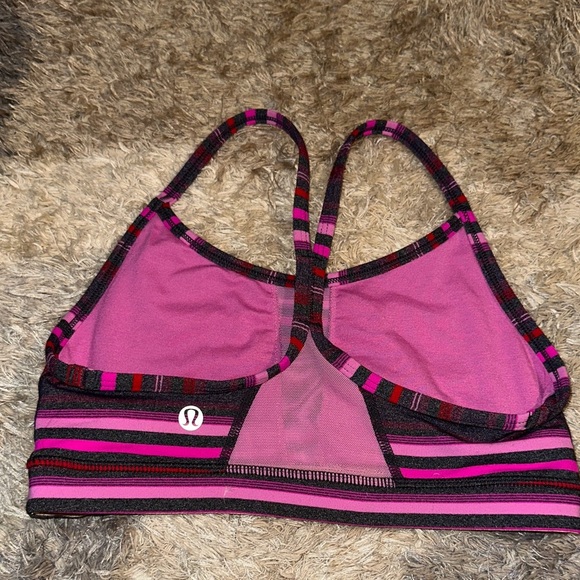 Lululemon Athletica Pink purple power Y Sports Bra Sz 2 small​ - Picture 4 of 7